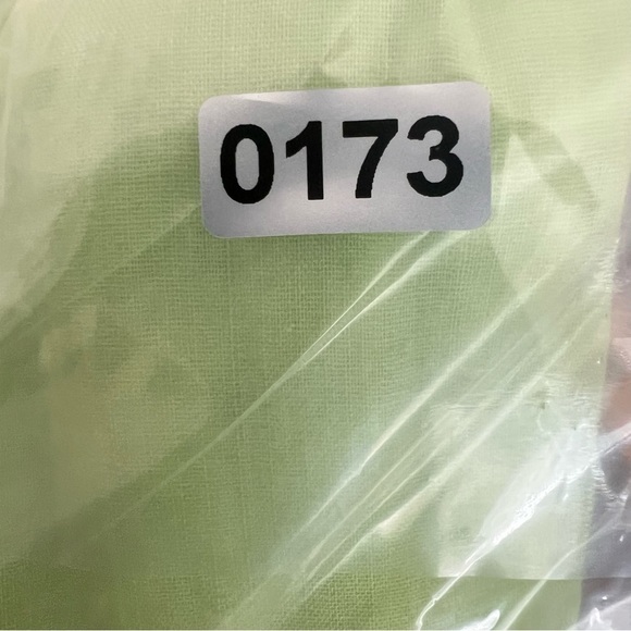 Chico's Button Up Top Size 1 (Medium) Yellow Green Ramie Cotton 3/4 Sleeve Sheer - Picture 12 of 12